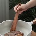 thumbnail image 4 of Pala de madera No Stick Utensilios Raspador Cuchara Pala para acampar BBQ para exteriores Hugtrwg  Para estrenar, 4 of 9