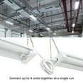 10 Pack Motion Sensor 4FT LED Utility Shop Light, 40W Plug in Linkable ...