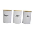 thumbnail image 2 of simhoa Airtight Kitchen Canisters Set Fashion Pantry Jars for Cereals Cookies Hotel White, 2 of 8