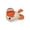 Orange, variant on Interactive Pet Toy Feeder, Cute Shaped Educational Treat Dispenser for Cats and Dogs, Engaging Feeding Fun for Pets of All Ages
