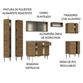 thumbnail image 4 of Cocina Integral 293cm Con Tarja Emilly Madesa 06 Marrón, 4 of 8