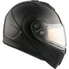 Snowmobile Electric Helmet Modular Flip Up Small CKX Tranz 1.5 Solid Black Black S #501342