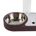 thumbnail image 5 of Home double puppy Cat Water and Food Bowl Set Stainless Steel Bowl Automatic Water Dispenser Bottle Feeder for Small Medium Size dog and, 5 of 7