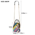 thumbnail image 2 of FORMRS Crossbody Bag for Women Quilted Travel Shoulder Cell Phone Purse with Chain Strap Handbag, Color Striped, 2 of 7