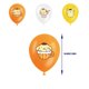 thumbnail image 1 of Serie Sanrio, vajilla para fiesta de cumpleaños con pompones y purpurina, pancarta para tarta, bandera desechable para colgar, globos con pompones y purpurina, decoración de cumpleaños, 1 of 1