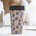 thumbnail image 6 of Logiee Plum Print Stainless Steel Coffee Tumbler, Travel Coffee Mug, Insulated Coffee Mug with Lid, Spill Proof Coffee Cup, Portable Thermal Mug, 6 of 8