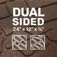 thumbnail image 6 of GroundSmart 24" x 12" x 5/8" Brown Interlocking Dual-Sided Rubber Paver, 60 Pack, 6 of 14