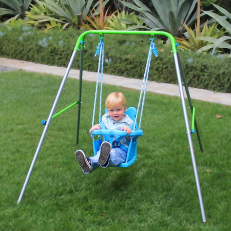 Toddler Baby Swing Outdoor Indoor for Kids Heavy Duty Secure Tree Wide Seat 