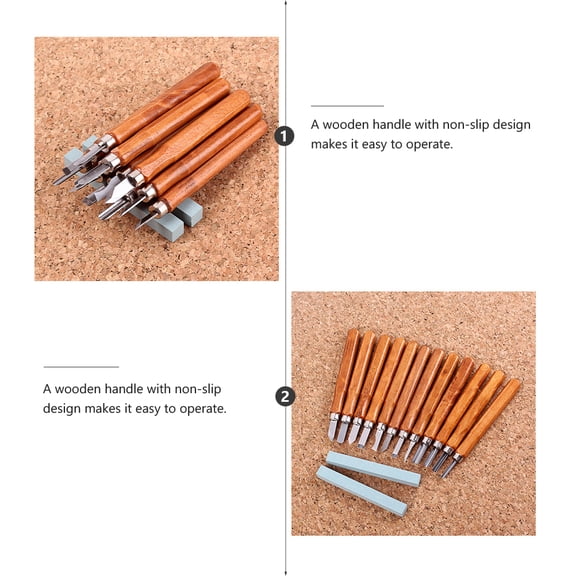 Wood Carving Tool Set with for Sculpture and Carpentry, Precision Hand Carving Tools Kit