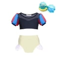 thumbnail image 3 of Disney-traje de baño de La Sirenita Ariel para niña, conjunto de 2 piezas de Minnie Mouse, princesa Blancanieves, Rapunzel, Bikini para playa, 3 of 5