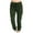 Green, variant on Ecqkame Cargo Pants Women Fashion Women Plus Size Drawstring Casual Solid Elastic Waist Pocket Loose Pants Black A XXL