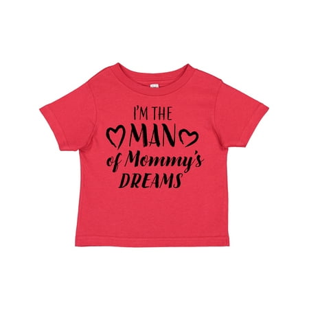 

Inktastic I m the Man of Mommys Dreams- Valentines for Kids Gift Toddler Boy Girl T-Shirt