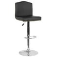 thumbnail image 2 of Home Square Bellagio Leather Adjustable Bar Stool in Black - Set of 2, 2 of 5