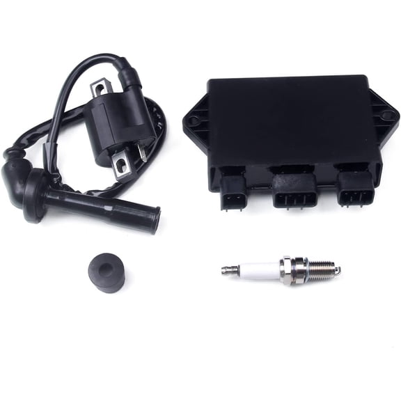 New Ignition Coil Spark Plug CDI Compatible With Yamaha Grizzly 660 YFM660 2002 2003 Replace # 5KM-85540-00-00