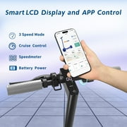 Adults Electric Scooter 8.5inch Tire 19 Mph Max Speed, 21 Miles Range, E-Scooter with 350W Motor, Folding Escooter with Dual Braking System and App Control