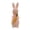 Red, variant on Easter Bunny Flocked Bunny Figurines Colorful Flocked Rabbit Statues Tabletop For Home Living Room Farmhouse Desktop Ornament Easter Decorations
