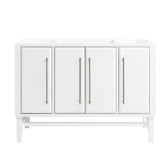 Avanity Mason-V48-S Mason 48" Single Free Standing Wood Vanity Cabinet Only - White