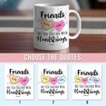 thumbnail image 3 of Personalized Besties Mug Friends Are Tied Together With Heartstrings Coffee Mugs 11oz 15oz Birthday Christmas Friendship Gifts For BFF Bestie Best Friend Female Women Soul Sister (2 Friends), 3 of 7
