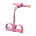 thumbnail image 3 of Banda elástica de resistencia para pedales, cuerda de tensión para yoga para estirar la espalda y los brazos. Rosa, 3 of 8