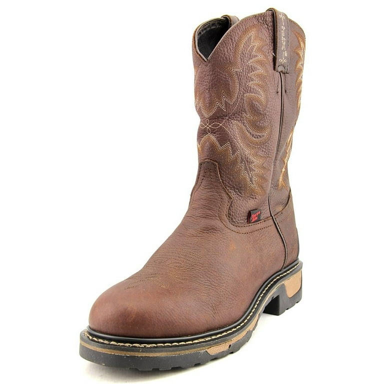 Tony Lama 1009 2E Round Toe Leather Work Shoe Walmart