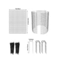 thumbnail image 3 of Garden Plant Protectors,Large Wire Plant Protector from Animals,6 Pack Metal Plant Cage Chicken Wire Cloche with Ground Stakes and Nylon Tie to Keep Animals Out,Garden Protection Bunny Barricade, 3 of 6