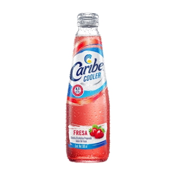 Bebida alcohólica preparada Caribe Cooler fresa 300 ml