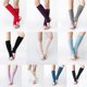 thumbnail image 3 of Calcetines hasta la rodilla latinos de punto acanalado para mujeres y niñas, calentadores de piernas con estribo de danza de Ballet, 3 of 5