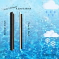 thumbnail image 6 of 1 pack 31.5 inch Black waterproof outdoor wall lamp, LED outdoor lighting fixture, durable metal material, suitable for outdoor garden and courtyard lighting, porch entrance lighting wall lamp, 6 of 7