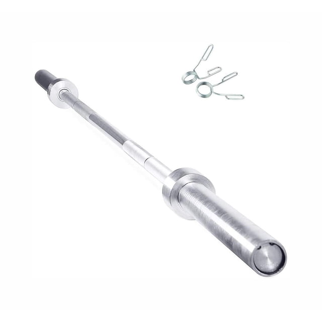 Barra Semi Olímpica Profesional RVT Sports 35 Lbs Capacidad 1200 Lbs Cromado