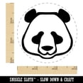 thumbnail image 2 of Panda Face Icon Self-Inking Rubber Stamp Ink Stamper - Sky Blue Ink - Small 3/4 Inch, 2 of 7