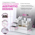 thumbnail image 3 of Organizador de maquillaje y cuidado de la piel JB Life Solutions Vanity, 3 of 9