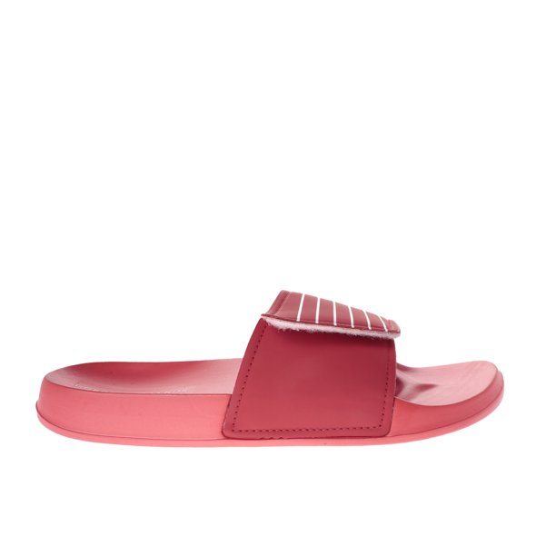 Sandalias Teo color rojo con rayas blancas 25.0 Dorothy Gaynor Sandalias Teo color rojo con rayas blancas 25.0