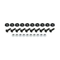 Allstar Performance Countersunk Bolts 1/4in w/ 3/4in Washer Blk 10pk