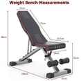 thumbnail image 7 of THERUN Weight Bench, 330lbs Capacity Adjustable Strength Training Bench for Full Body,Upgraded Comfortable & Durable Thick Backpad and Seat Cushion made of wear-resistant PU leather, 7 of 7