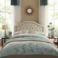 thumbnail image 2 of Dublin Contemporary Fabric Upholstered Full/Queen Headboard, Beige, 2 of 5
