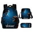 thumbnail image 1 of 3 Piece Venom Fashion Backpack Suit, Boy Backpack With Lunch Box, Pencil Case, School Bag, Backpack, Travel-HAPDEN, 1 of 4