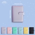 thumbnail image 3 of (Se puede utilizar con 210906WH02) Bloc de notas A6 Macaron, cuaderno de hojas sueltas, carcasa de PU [Azul], 3 of 8