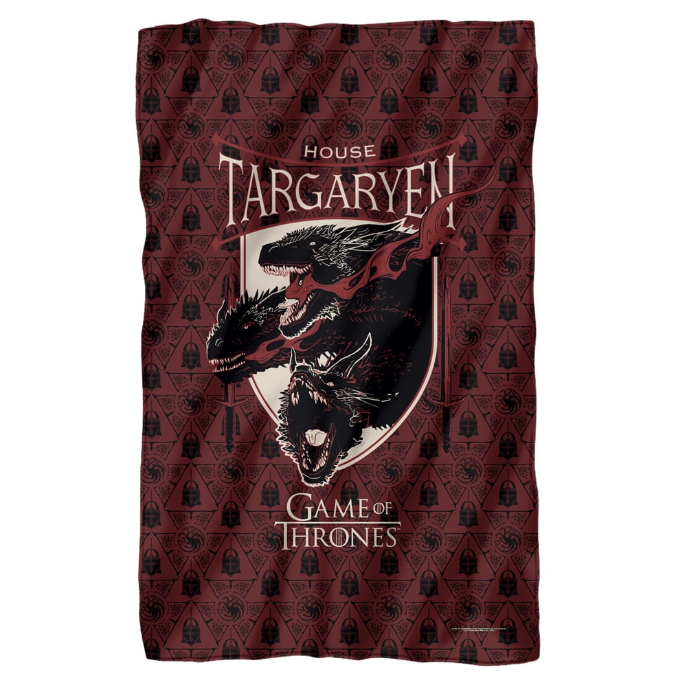 Game of Thrones House Targaryen Fleece Blanket 36' x 58'