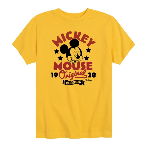 Disney - Original Mickey Badge - Toddler Boys Short Sleeve Graphic T-Shirt