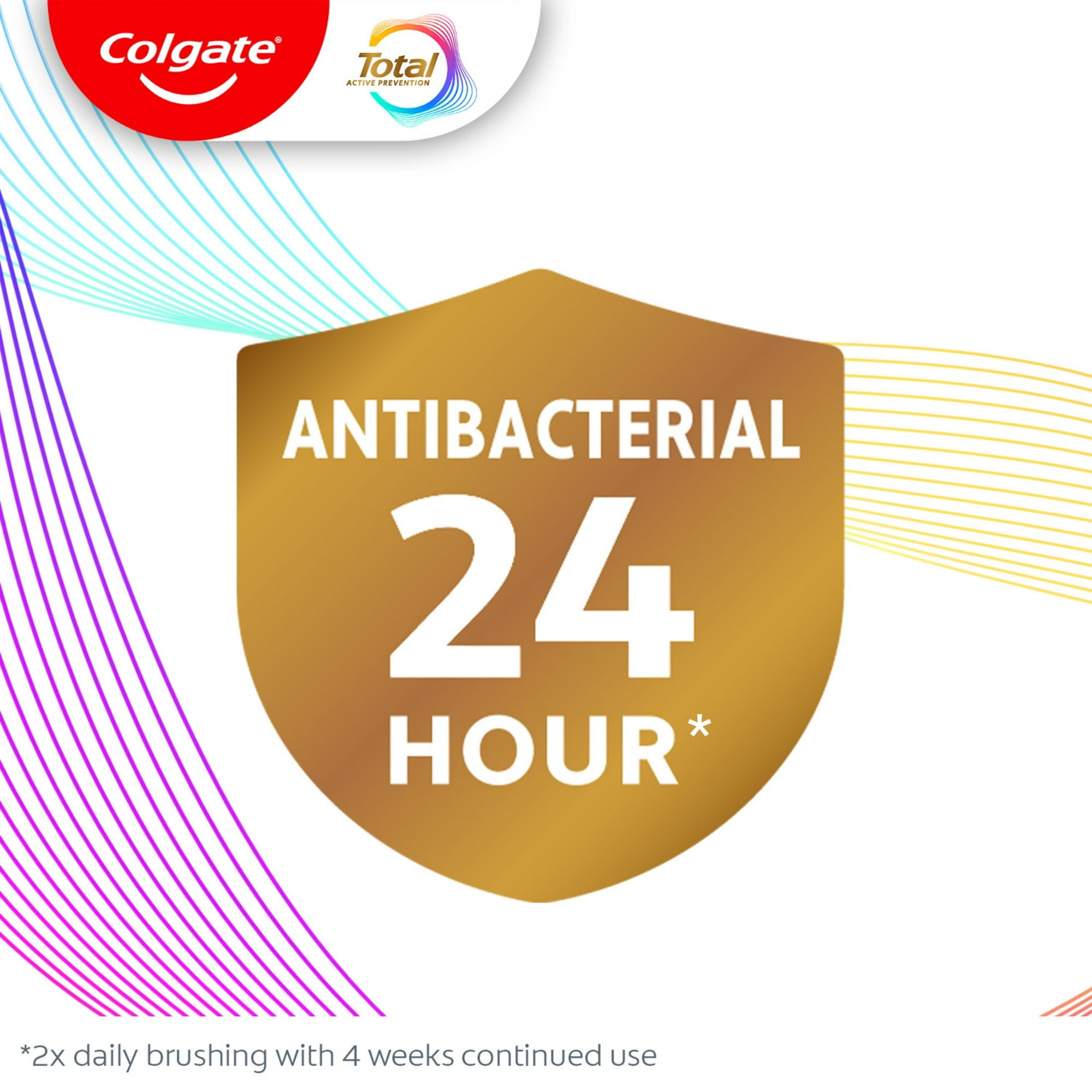 Colgate Total Active Prevention Clean Mint Toothpaste, 5.1 oz - 6 Pack