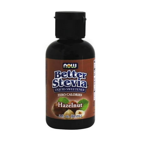 NOW Foods - Better Stevia Liquid Sweetener Hazelnut - 2 oz. Formerly Stevia Extract