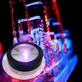 thumbnail image 2 of Cup Holder Cup  Wine Bottle Coaster With Changing LED Light Black Shell White Light No Battery Included, 2 of 8