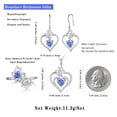 thumbnail image 6 of Beautlace Birthstone Jewelry Set for Women,18K White Gold Plated Necklace Earrings Ring Set,December Tanzanite Heart Birthstone Jewelry Gift Set for Mom Wife Girlfriend, 6 of 9