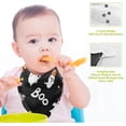 thumbnail image 3 of Coolnut 5 PCS Cute Ghost Hat Boo Baby Muslin Washcloths, Happy Halloween Party Face Towel Burp Cloths Ultrasoft Absorbent Cotton Bath Wipes Towels for Newborn Boys Girls, 3 of 6