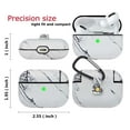 thumbnail image 4 of Airpods Pro Case Cover Leather (2019), Case for Airpods Pro, Premium Leather Slim AirPods 3 Case Cover with Hook Compatible for AirPods Pro 2019 (Front LED Visible), 4 of 8