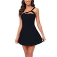 thumbnail image 2 of LSLJS Women's Spring Fashion Swim Skirt Solid Color Large Size Suspender Swim Skirt, 2 of 5