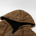 thumbnail image 5 of Mens Winter Jacket Thick Warm Fleece Lined Hooded Jackets Casual Outwear Fall Coats Big And Tall Jackets Heavyweight Mens Jacket with Hood, 5 of 7