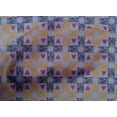 thumbnail image 4 of oneOone Cotton Poplin Fabric Check & Triangle Ikat Print Sewing Fabric BTY 42 Inch Wide, 4 of 4