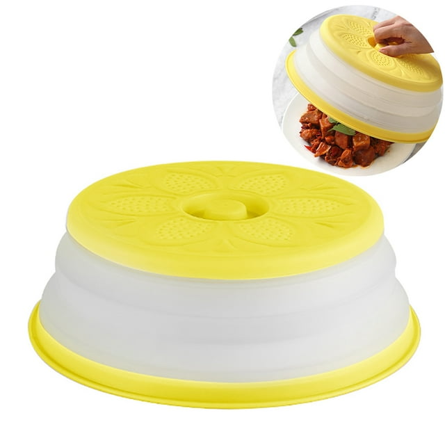 Microwave Food Cover Collapsible Creative Microwave Cover Splatter Cover