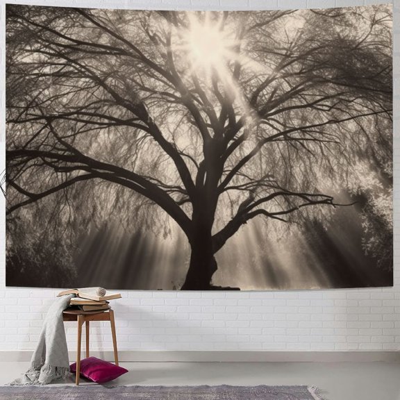 Creowell Tree Branches Tapestry for Dorm Home Room Wall Decoration | Soft Plush Fabric | Lightweight | Vivid Pattern Design | Multi-Functional | Various Sizes Available 40x30inch
